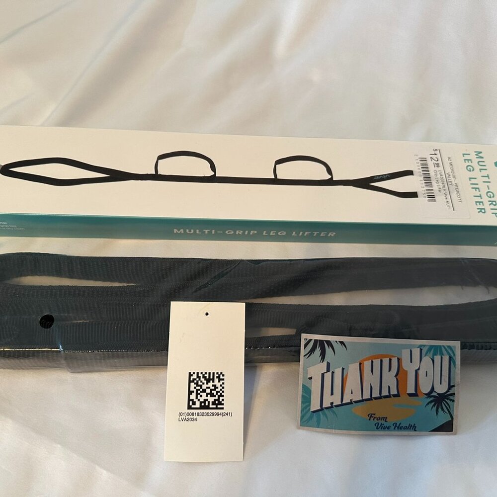 NIB 41" Vive Multi-Grip Leg Lifter